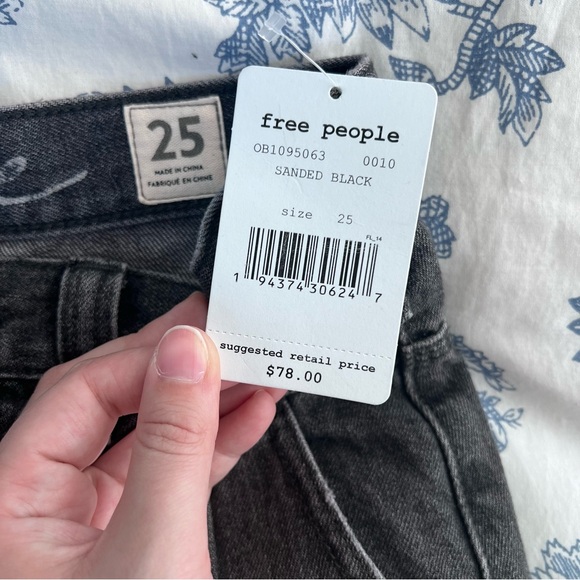 FP denim mini skirt size 25 - Picture 2 of 4